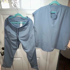 Figs Rafaela Top and Yola skinny pants scrub set